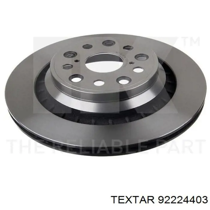 Купить 92224403 Textar Диск тормозной задний