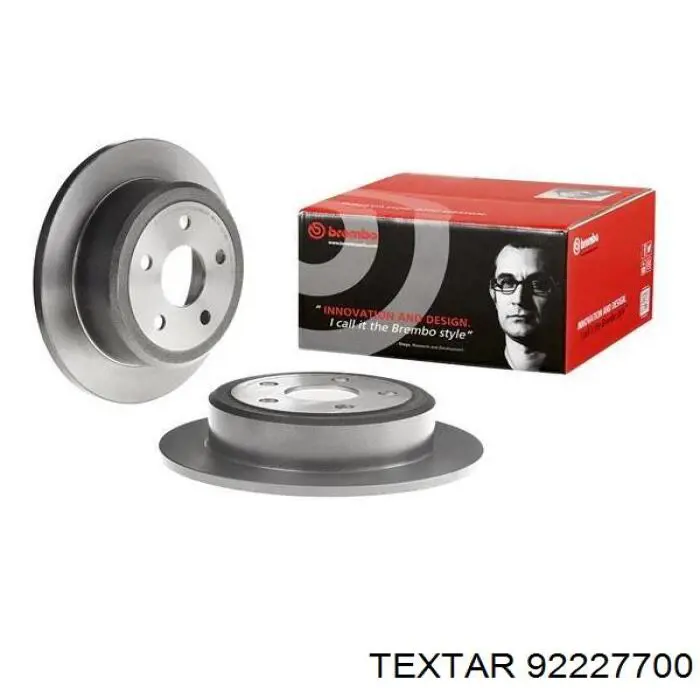 Тормозные диски 92227700 Textar