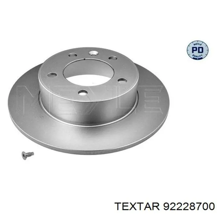 Задний дисковый тормоз Textar 92228700