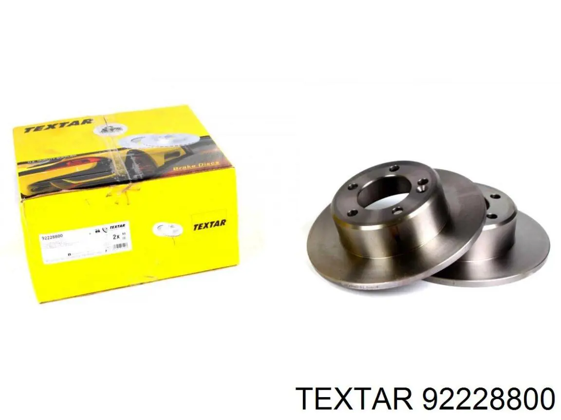 Купить 92228800 Textar Диск тормозной задний