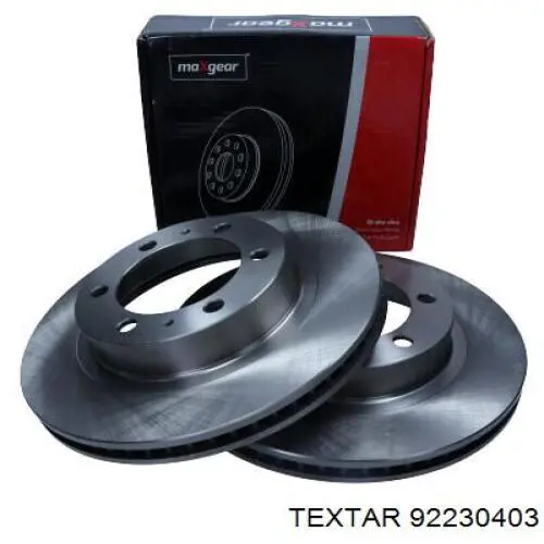 Передние тормозные диски 92230403 Textar
