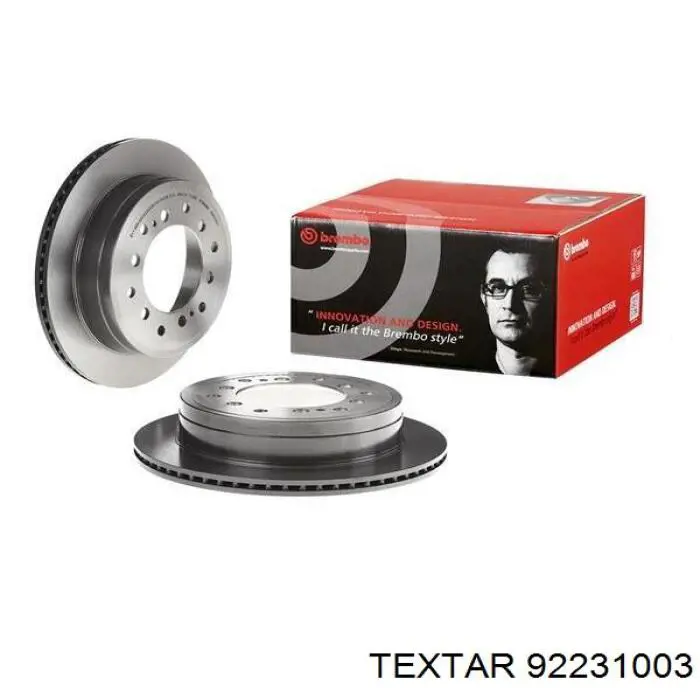 Тормозные диски 92231003 Textar