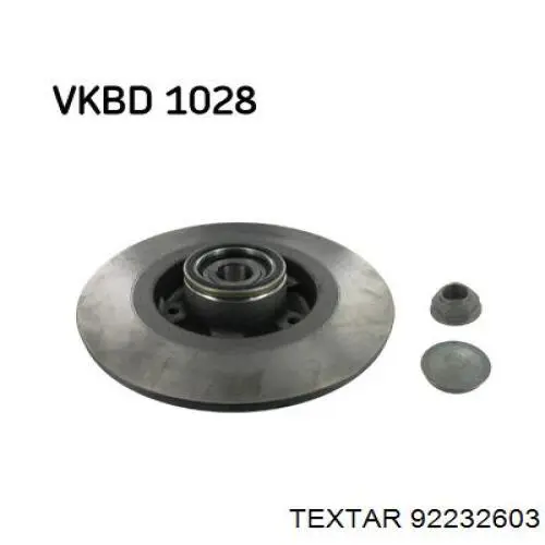 Купить 92232603 Textar Диск тормозной задний
