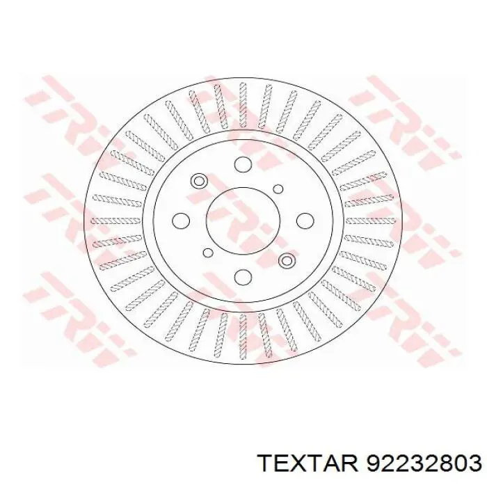 Передние тормозные диски 92232803 Textar