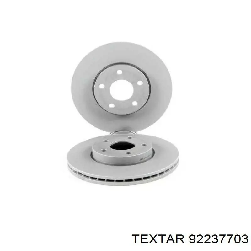 Передние тормозные диски 92237703 Textar
