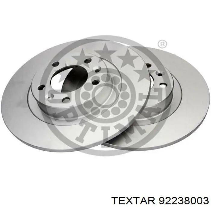 Задний тормозной диск Textar 92238003 цена, от 51.70 USD