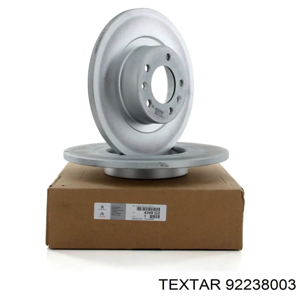 Тормозные диски 92238003 Textar