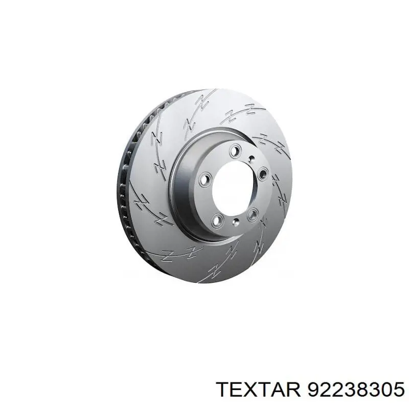 Задний дисковый тормоз Textar 92238305