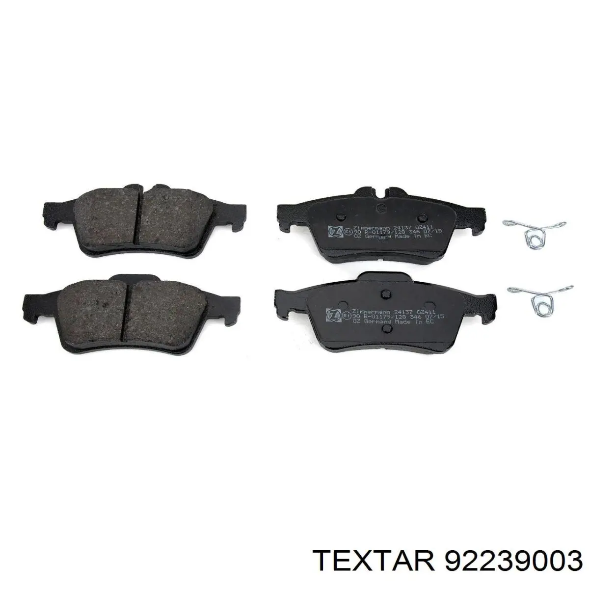 Купить 92239003 Textar Диск тормозной задний