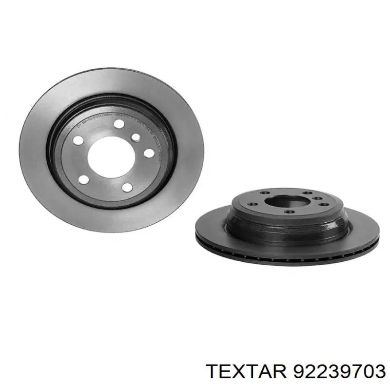 Купить 92239703 Textar Диск тормозной задний