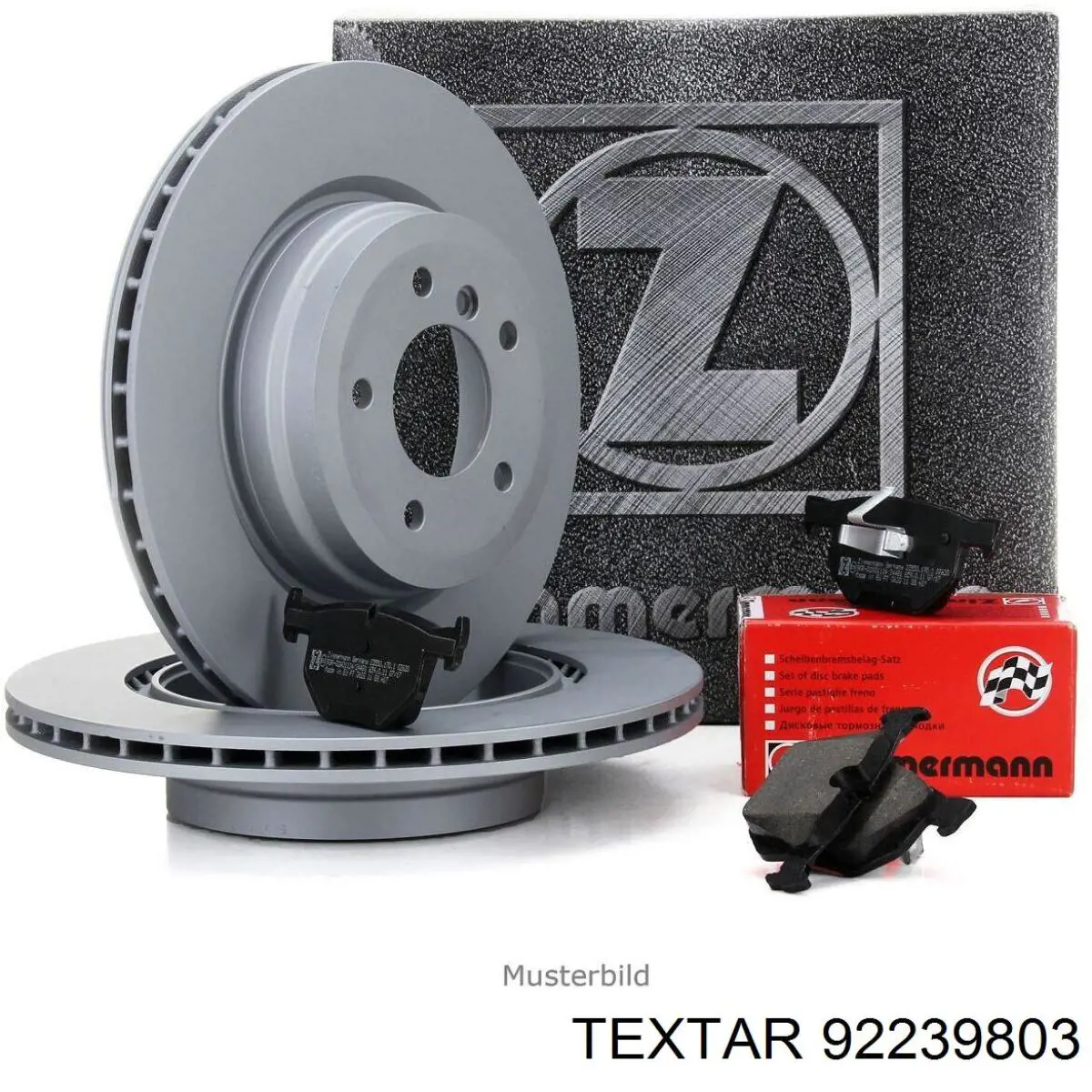 Купить 92239803 Textar Диск тормозной задний
