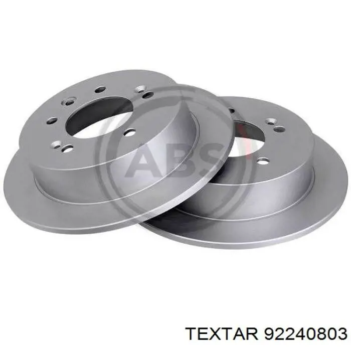 Задний тормозной диск Textar 92240803 цена, от 26.34 USD