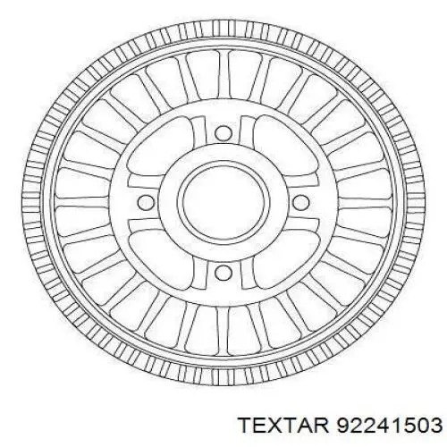 Передний тормозной диск Textar 92241503