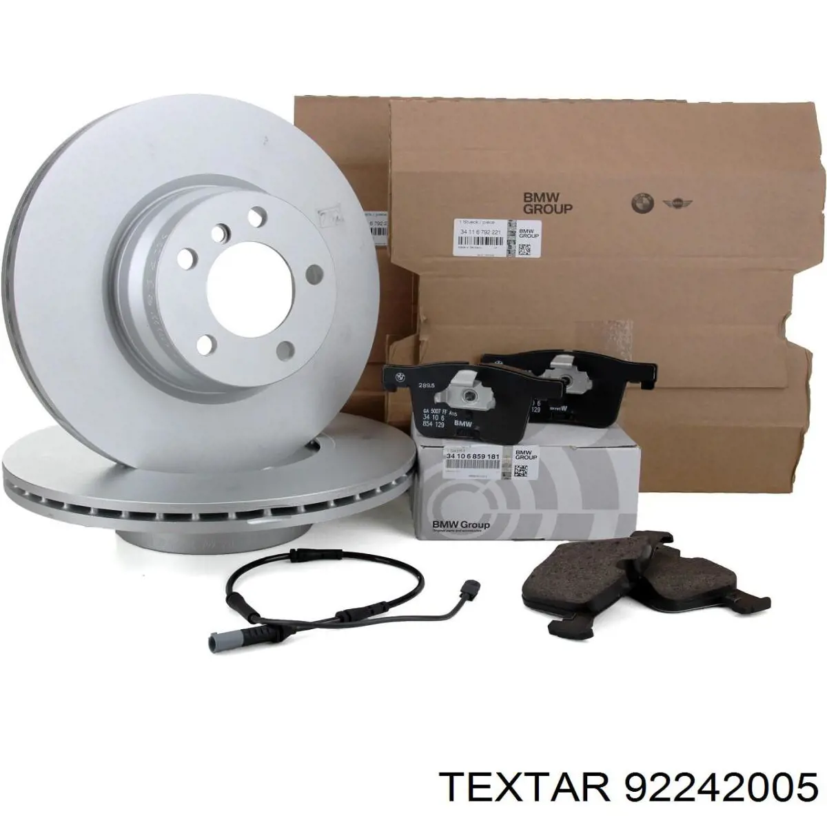 Тормоз дисковый передний Textar 92242005 цена, от 79.55 USD