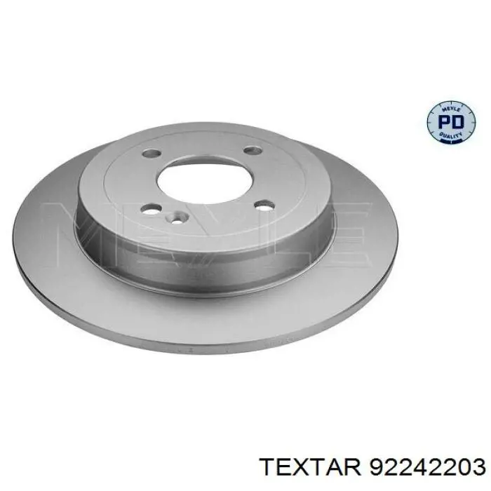 Купить 92242203 Textar Диск тормозной задний