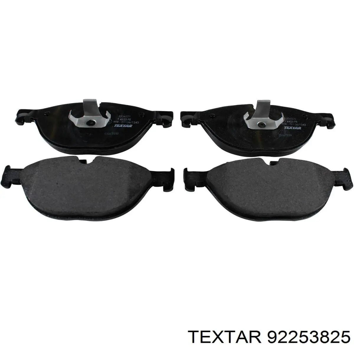 Передние тормозные диски 92253825 Textar