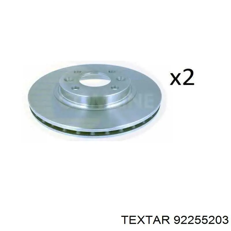 Передний тормозной диск Textar 92255203