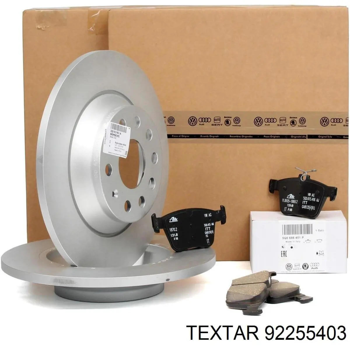 Задний тормозной диск Textar 92255403 цена, от 63.85 USD