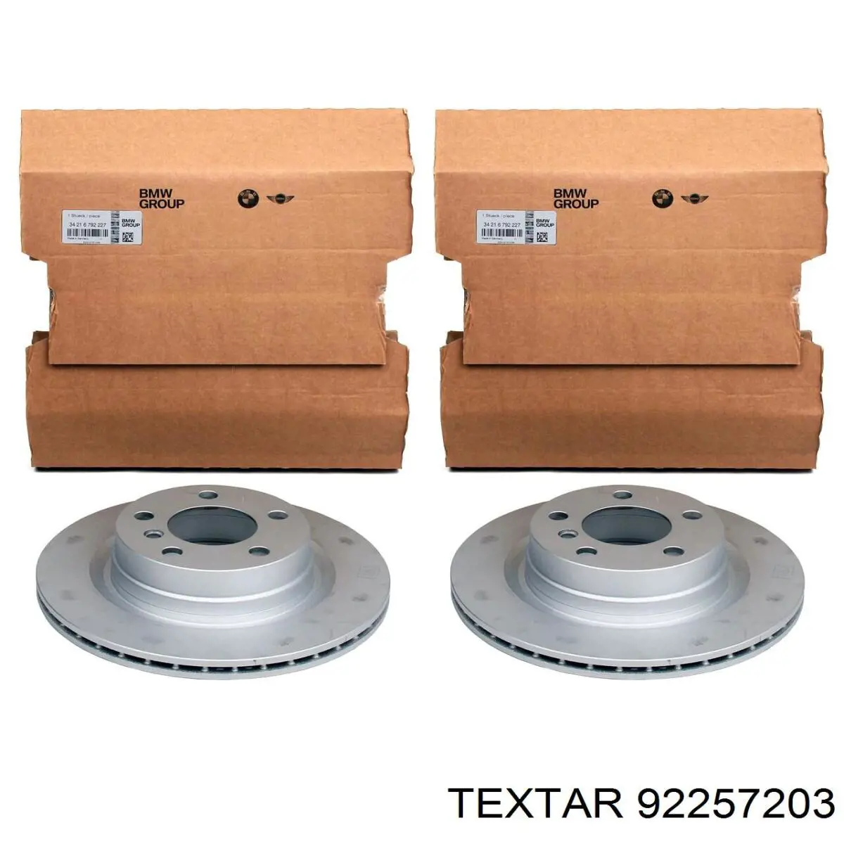 92257203 Textar Дисковый тормоз