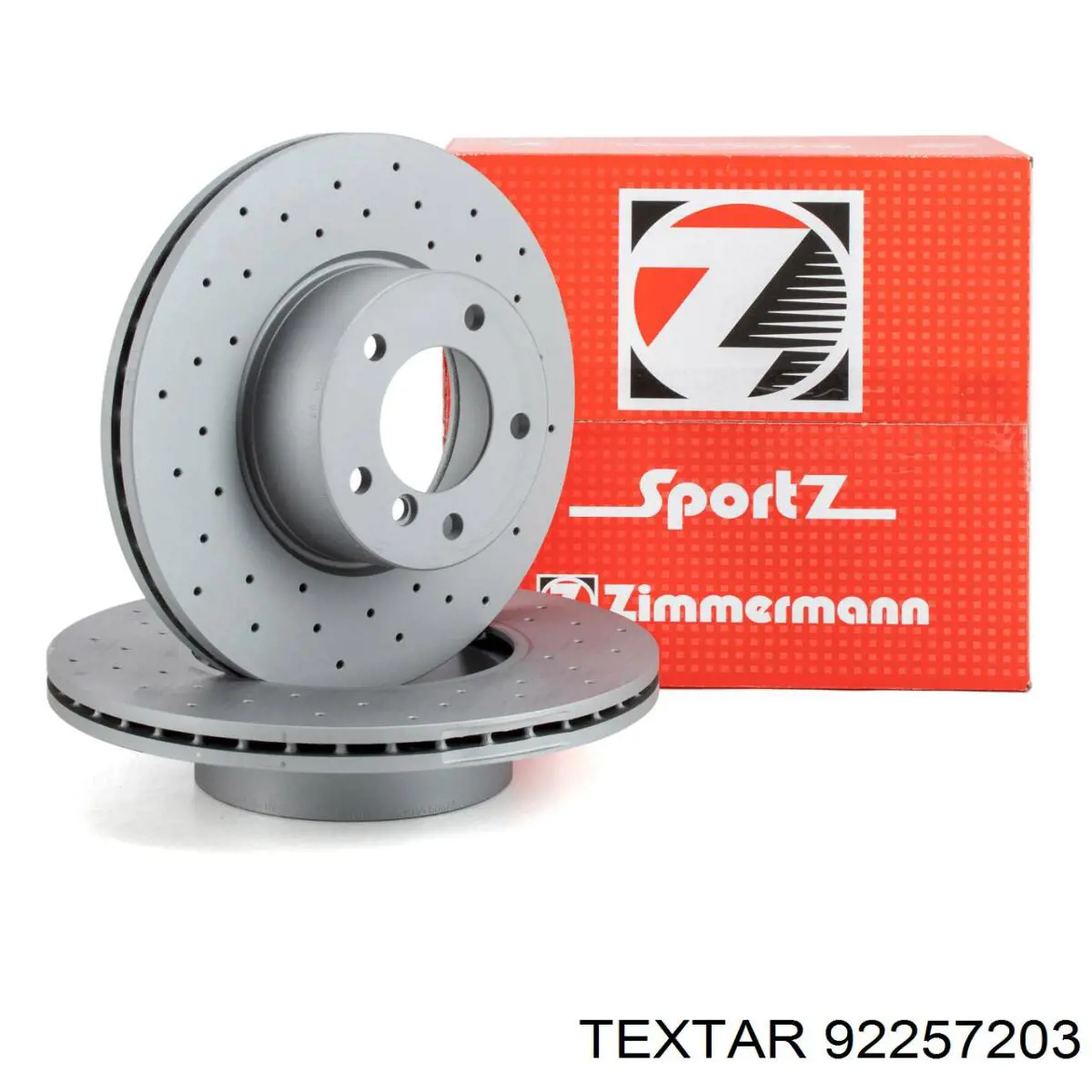 Задний тормозной диск Textar 92257203 цена, от 63.20 USD
