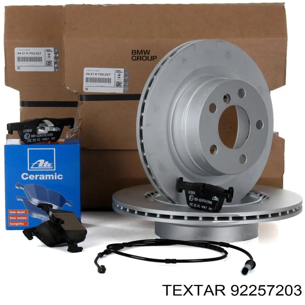 Тормозные диски 92257203 Textar