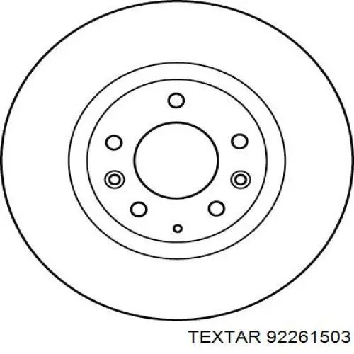 Тормоз дисковый передний Textar 92261503 цена, от 90.97 USD