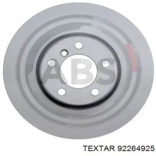 Передние тормозные диски 92264925 Textar