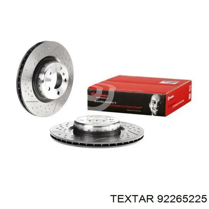 Задний тормозной диск Textar 92265225 цена, от 217.99 USD