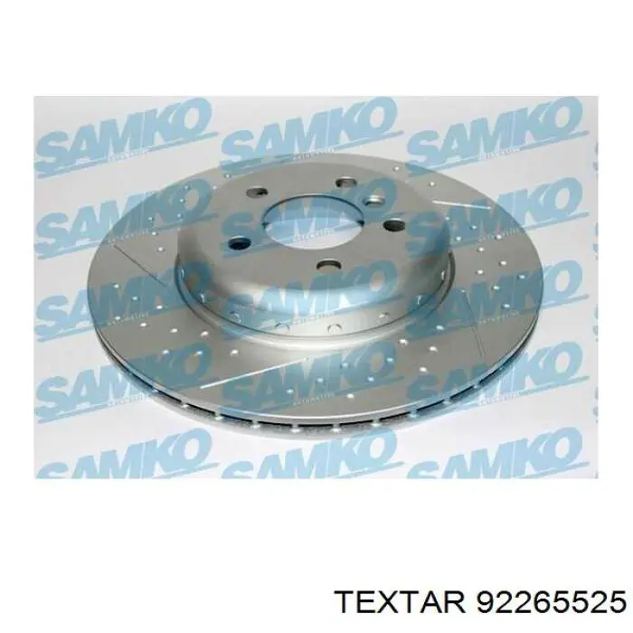 Купить 92265525 Textar Диск тормозной задний