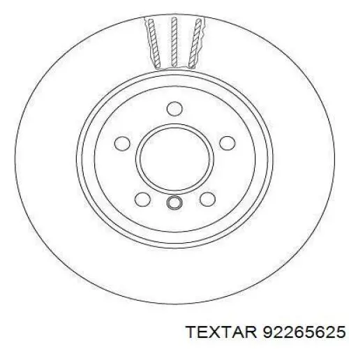 Тормозные диски 92265625 Textar
