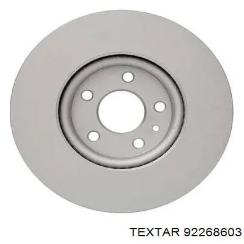Передние тормозные диски 92268603 Textar
