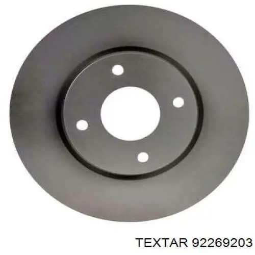 Передние тормозные диски 92269203 Textar