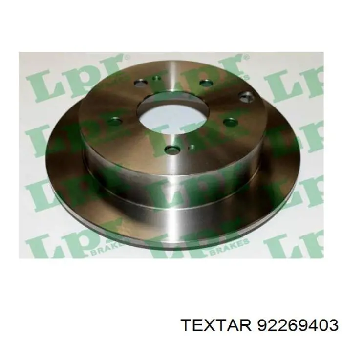 Задний тормозной диск Textar 92269403 цена, от 56.67 USD