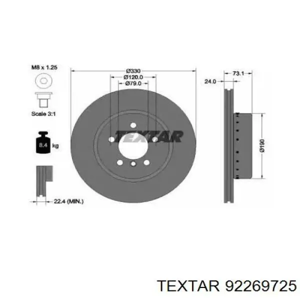 Купить 09C40213 Brembo Ротор тормозной