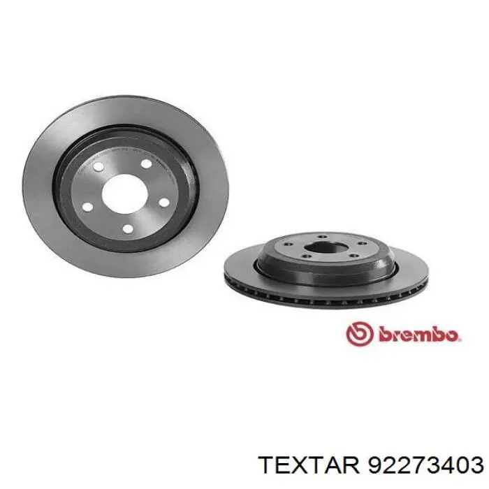 Купить 92273403 Textar Диск тормозной задний