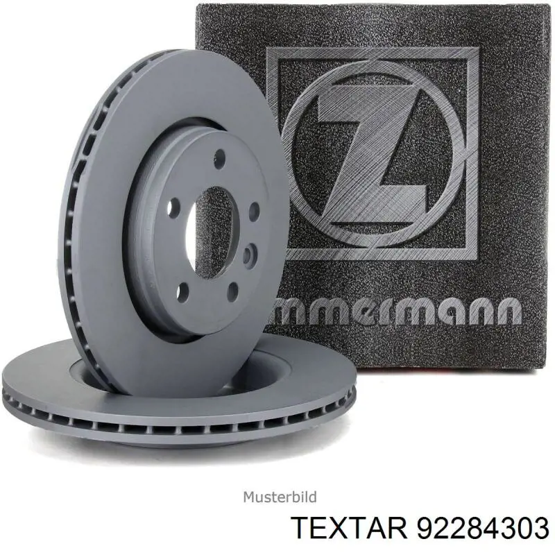 Купить 92284303 Textar Диск тормозной задний