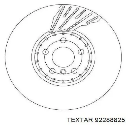Тормоз дисковый передний Textar 92288825 цена, от 157.00 USD