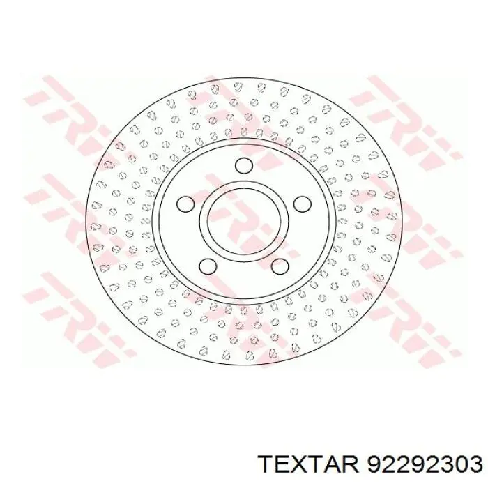 Тормоз дисковый передний Textar 92292303 цена, от 54.02 USD