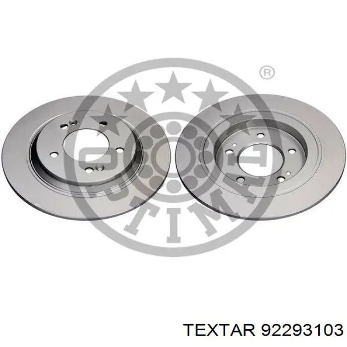 Задний тормозной диск Textar 92293103 цена, от 32.72 USD