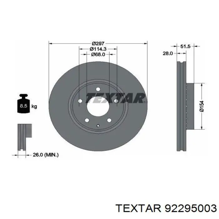 92295003 Textar