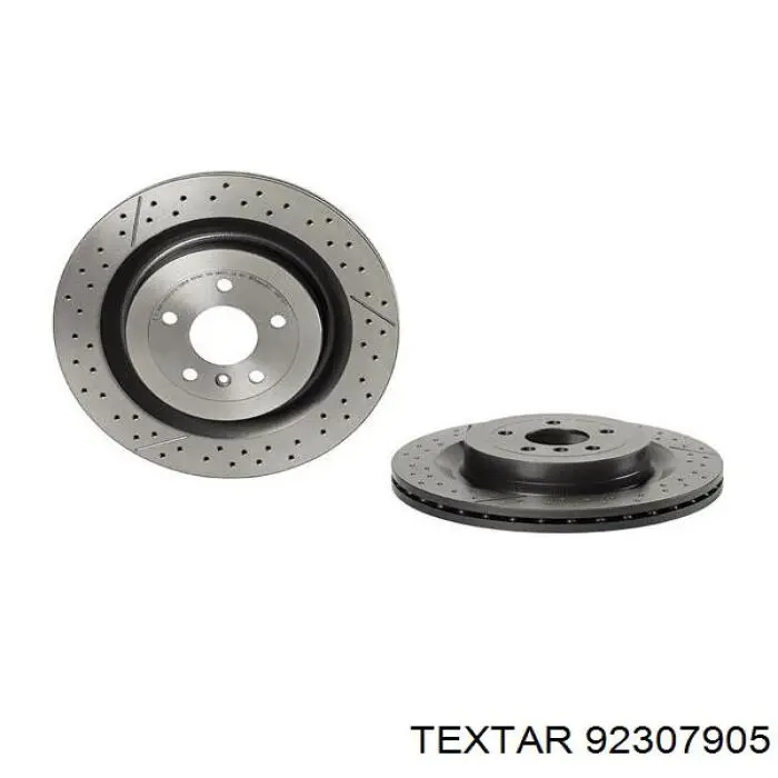 Задний тормозной диск Textar 92307905 цена, от 116.84 USD