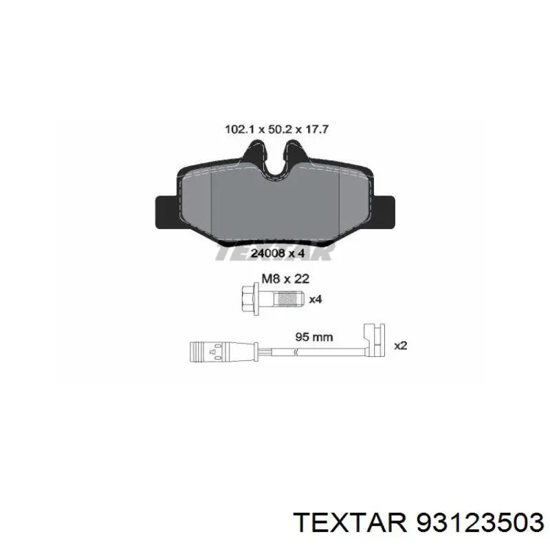 Купить 93123503 Textar Диск тормозной задний