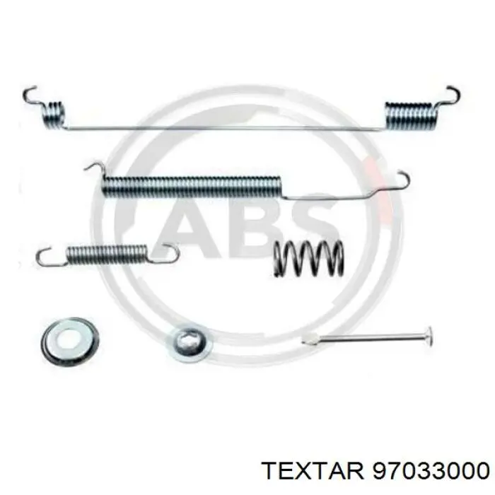 Ремкомплект тормозных колодок 97033000 Textar
