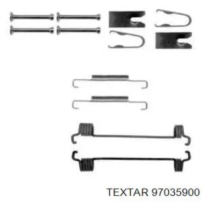 Ремкомплект ручника 97035900 Textar