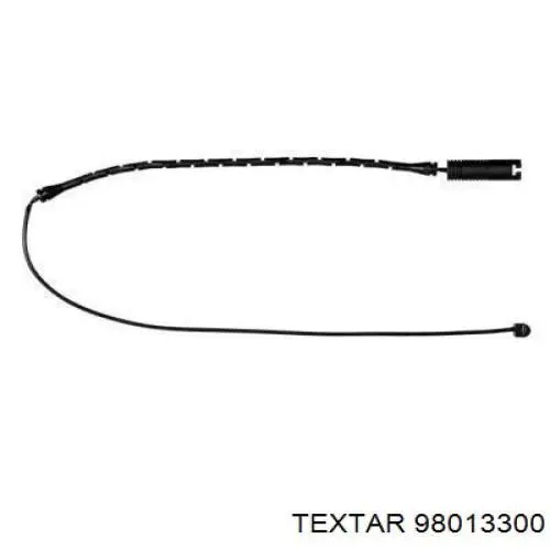 98013300 Textar датчик износа тормозных колодок передний
