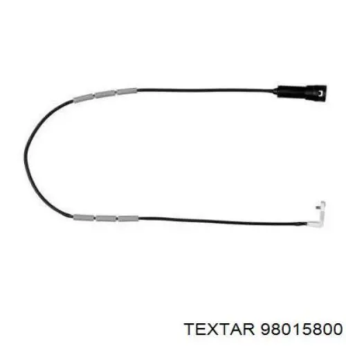 98015800 Textar датчик износа тормозных колодок передний
