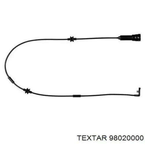 Датчик износа тормозных колодок передний 98020000 Textar