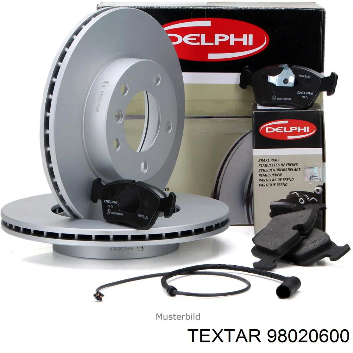 Сигнализатор износ тормозных колодок Textar 98020600 цена, от 7.99 USD