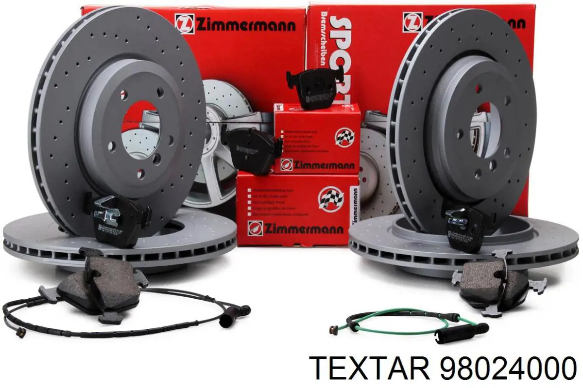 98024000 Textar  Датчик износа тормозных колодок задний