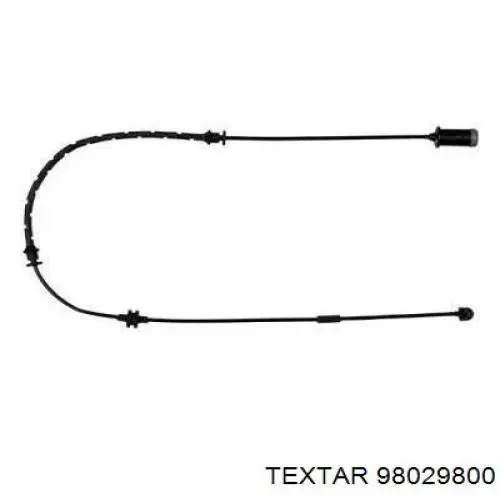 98029800 Textar датчик износа тормозных колодок передний